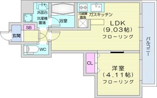 レガーロ美術館通の物件間取画像